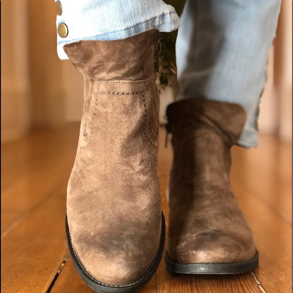 ♥️PAUL GREEN BOSTON BOOTIES BROWN ♥️ - Picture 4 of 15